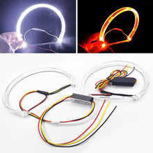 Load image into Gallery viewer, 2Pcs Car LED Angel Eyes Rings Daytime Light 131mm 146mm White Yellow Light For BMW 3 Series E46 316i 318i 320d 323i 328i 330i 325xi 330d 1998-2005
