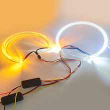 Load image into Gallery viewer, 2Pcs Car LED Angel Eyes Rings Daytime Light 131mm 146mm White Yellow Light For BMW 3 Series E46 316i 318i 320d 323i 328i 330i 325xi 330d 1998-2005
