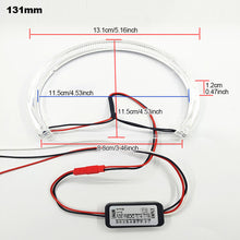 Load image into Gallery viewer, 2Pcs Car LED Angel Eyes Rings Daytime Light 131mm 146mm White Yellow Light For BMW 3 Series E46 316i 318i 320d 323i 328i 330i 325xi 330d 1998-2005
