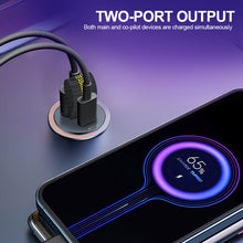 Load image into Gallery viewer, Mini USB Car Charger Super Fast Charging Type-C PD Quick Charge Car Phone Charger Adapter
