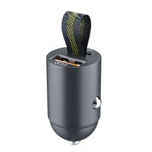 Load image into Gallery viewer, Mini USB Car Charger Super Fast Charging Type-C PD Quick Charge Car Phone Charger Adapter
