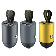 Load image into Gallery viewer, Mini USB Car Charger Super Fast Charging Type-C PD Quick Charge Car Phone Charger Adapter

