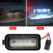 Load image into Gallery viewer, 1Pc Car LED License Plate Lights Number Plate Lamp Replacement Signal Light Car 12V Light For FOCUS Ford KUGA S MAX MONDEO MK4 MK5 MK2 FIESTA
