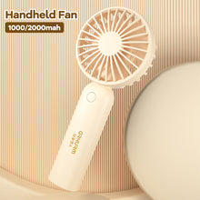 Load image into Gallery viewer, Handheld Mini Fan Portable Pocket Fan USB Charging Fan Rechargable Summer Cooling Fan for Home Outdoor Office
