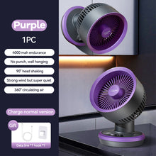Load image into Gallery viewer, Portable Mini Table Fan USB Rechargeable Quiet Desktop Electric Fan High Quality Student Dormitory Small Cooling Fan
