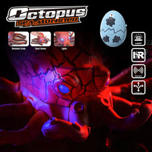 Load image into Gallery viewer, Realistic Tactile Octopus Prop Automatic Eletronic Toys Spoof Artificial Animal Install Battery Kitten Toys Halloween Tricky Toy
