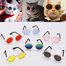 Load image into Gallery viewer, 1PC Cool Pet Cat Glasses Dog Glasses For Little Dog Cat Sunglasses Reflection Photos Props For Photography Pet Cat Accessories
