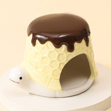 Load image into Gallery viewer, Ceramic Hamster House for Small Animals Outdoor Mushroom Cave Small Animal Food for Home Hamster Keeping Gifts
