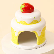 Load image into Gallery viewer, Ceramic Hamster House for Small Animals Outdoor Mushroom Cave Small Animal Food for Home Hamster Keeping Gifts
