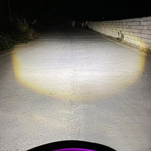 Load image into Gallery viewer, Motorcycle LED Headlight with Cooling Fun H4 BA20D High Low Beam Scooter Motorbike Headlamp Super Bright Light Front Lamp
