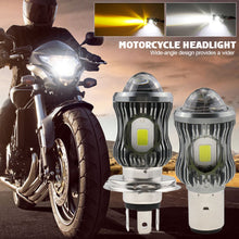 Load image into Gallery viewer, Motorcycle LED Headlight Projector Lens H4/BA20D/H6 LED COB Fog Lamp Bulb ATV Scooter Driving Spotlight Lamp
