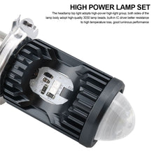 Load image into Gallery viewer, Motorcycle LED Headlight 3030 Chips Strobe Flash Beam Scooter Motorbike H4 BA20D PX15D Headlamp Headlight Bulbs
