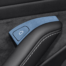 Load image into Gallery viewer, 4Pcs/Set Car Interior Door Switch Button Decor Cover Control Panel Trim Sticker Suede For Tesla Model 3 Y 2019-2023 Accessories
