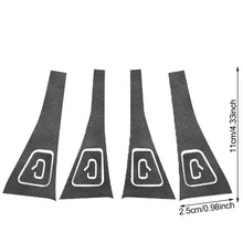 Load image into Gallery viewer, 4Pcs/Set Car Interior Door Switch Button Decor Cover Control Panel Trim Sticker Suede For Tesla Model 3 Y 2019-2023 Accessories
