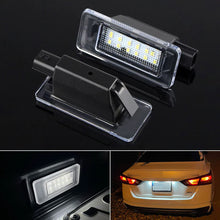Load image into Gallery viewer, 1/2pcs 12V Car LED Number Plate Lamp White License Plate Light Assembly For Nissan Dacia Duster 2018 2019 2020 2021 2022
