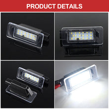 Load image into Gallery viewer, 1/2pcs 12V Car LED Number Plate Lamp White License Plate Light Assembly For Nissan Dacia Duster 2018 2019 2020 2021 2022
