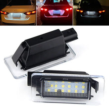 Load image into Gallery viewer, 1/2pcs 12V Car LED Number Plate Lamp White License Plate Light Assembly For Nissan Dacia Duster 2018 2019 2020 2021 2022
