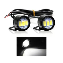 Load image into Gallery viewer, 2Pcs Motorcycle Auto LED DRL Daytime Running Lights Eagle Eye Backup Lamp Automobiles Reversing Parking Turn Signal Lamp
