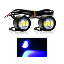 Load image into Gallery viewer, 2Pcs Motorcycle Auto LED DRL Daytime Running Lights Eagle Eye Backup Lamp Automobiles Reversing Parking Turn Signal Lamp
