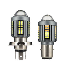 Load image into Gallery viewer, Motorcycle Led Headlight H4 BA20D Headlight Projector Lens Moto Signal Lamp Bulb White Yellow Head Lamp
