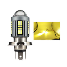 Load image into Gallery viewer, Motorcycle Led Headlight H4 BA20D Headlight Projector Lens Moto Signal Lamp Bulb White Yellow Head Lamp
