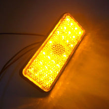 Load image into Gallery viewer, Motorcycle Rectangle Reflector Tail Light Brake Lamp Motorcycle Rear Light Car ATV LED Reflectors Truck Side Warning Lights
