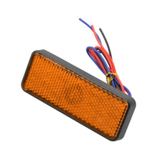 Load image into Gallery viewer, Motorcycle Rectangle Reflector Tail Light Brake Lamp Motorcycle Rear Light Car ATV LED Reflectors Truck Side Warning Lights
