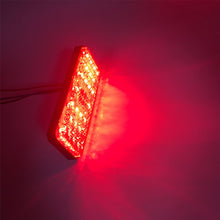 Load image into Gallery viewer, Motorcycle Rectangle Reflector Tail Light Brake Lamp Motorcycle Rear Light Car ATV LED Reflectors Truck Side Warning Lights
