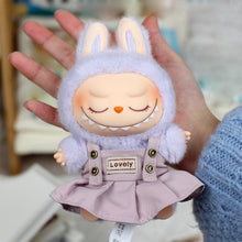 Load image into Gallery viewer, Miniature Pink Dress for 17cm Labubu Dolls Cute DIY Doll Clothes Fashion Accessories Lovely Outfit Gifts for Girls Friends

