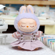 Load image into Gallery viewer, Miniature Pink Dress for 17cm Labubu Dolls Cute DIY Doll Clothes Fashion Accessories Lovely Outfit Gifts for Girls Friends
