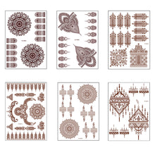 Load image into Gallery viewer, Creative Tattoo Sticker Waterproof Brown Red Lace Tattoo Sticker Crimson Lace Tattoo Sticker
