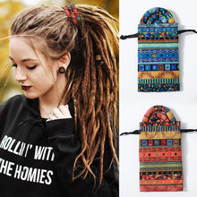 Load image into Gallery viewer, Flexible Headband Ethnic Style Iron Wire Hair Rope Set High Ponytail Spiral Lock Colorful Dirty Braid Long Hair Strands
