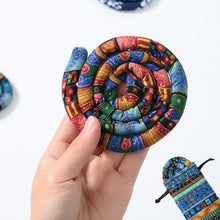 Load image into Gallery viewer, Flexible Headband Ethnic Style Iron Wire Hair Rope Set High Ponytail Spiral Lock Colorful Dirty Braid Long Hair Strands
