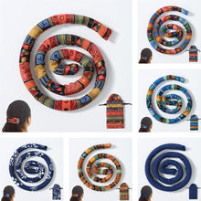 Load image into Gallery viewer, Flexible Headband Ethnic Style Iron Wire Hair Rope Set High Ponytail Spiral Lock Colorful Dirty Braid Long Hair Strands
