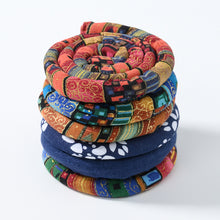 Load image into Gallery viewer, Flexible Headband Ethnic Style Iron Wire Hair Rope Set High Ponytail Spiral Lock Colorful Dirty Braid Long Hair Strands
