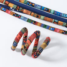 Load image into Gallery viewer, Flexible Headband Ethnic Style Iron Wire Hair Rope Set High Ponytail Spiral Lock Colorful Dirty Braid Long Hair Strands
