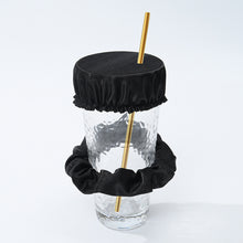 Load image into Gallery viewer, Large Intestine Hair Ring Cup Cover Set Nightclub Anti Drug Artifact Waterproof Cup Cover Elastic Rubber Band Cup Cover Hair Rope

