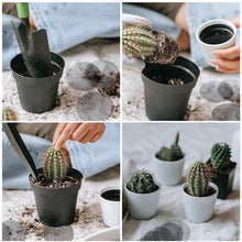 Load image into Gallery viewer, Flower Pot Gasket Ceramic Dark Gray Leak Proof Soil Ultra Large Diameter Breathable Insect Proof Plastic Circular Grid Gasket
