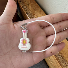 Load image into Gallery viewer, Dollhouse Mini Pendant Guitar Cartoon Cute Little Mini Musical Instrument Ornament Cartoon Pendant Sweet Couple Best Friend Gift
