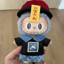 Load image into Gallery viewer, For Labubu 17cm Pendant Doll Outfit Cute and Auspicious Zombie Replacement Outfit Good Luck Cute Doll Mini Clothes

