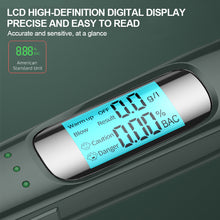 Load image into Gallery viewer, Automatic Breath Digital Alcohol Tester Professional Alcohol Detector Breathalyzer Alcotester LCD Display Drunk Driving Test
