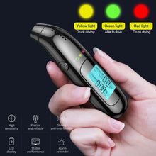 Load image into Gallery viewer, Automatic Breath Digital Alcohol Tester Professional Alcohol Detector Breathalyzer Alcotester LCD Display Drunk Driving Test
