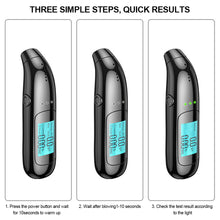 Load image into Gallery viewer, Automatic Breath Digital Alcohol Tester Professional Alcohol Detector Breathalyzer Alcotester LCD Display Drunk Driving Test
