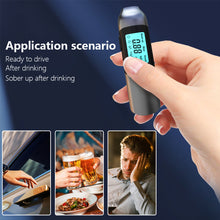 Load image into Gallery viewer, Automatic Breath Digital Alcohol Tester Professional Alcohol Detector Breathalyzer Alcotester LCD Display Drunk Driving Test
