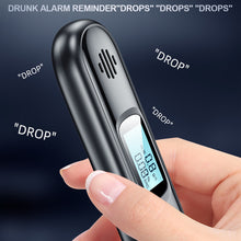 Load image into Gallery viewer, Automatic Breath Digital Alcohol Tester Professional Alcohol Detector Breathalyzer  Alcotester LCD Display Drunk Driving Test
