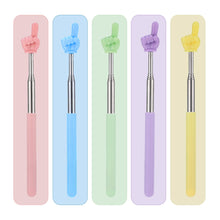 Load image into Gallery viewer, 1PC Stainless Steel Teaching Tools Finger Design Whiteboard Pointer Teaching Stick Finger Reading Sticks Handheld Presenter
