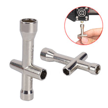 Load image into Gallery viewer, 3D Printer Nozzle Tool 4in1 M2 M2.5 M3 M4 Screw Nut Hexagonal Cross Wrench For E3D V6 MK8 Nozzles Mini Spanner
