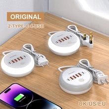 Load image into Gallery viewer, PD 50W Charger USB Type C 6 Ports QC3.0 Mobile Phone Wall Adapter With Touch LED Light For iPhone Samsung Xiaomi Travel Charger

