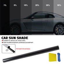 Load image into Gallery viewer, 300*50CM Uncut Roll Car Window Tint Film No Damage Insulation Polarized Film Auto window Sunshade for Car UV Home Office Glass

