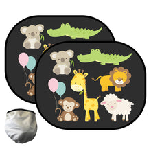 Load image into Gallery viewer, 2Pcs Car SunShade with Storage Bag Side Window Windscreen Roof Window Cartoon For Children Adults Adsorption SunShade Sunvisor
